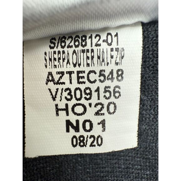 Old Navy Men's Cozy Sherpa Half Zip Mock-Neck Fleece Pullover Aztec Print Size L - Picture 6 of 11